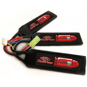 АКБ StormPower 1600mAh 11.1V 20C трехлепестковый, 3x(93x30x6)